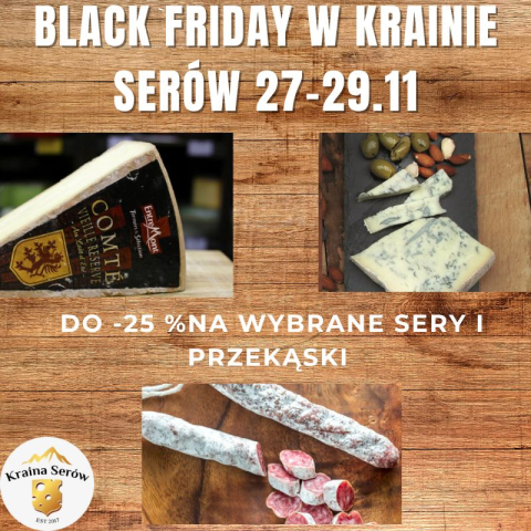Black Weekend (27-29.11) w Krainie Serów