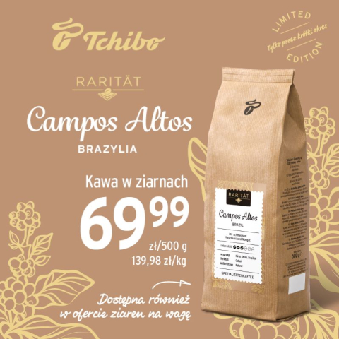 Campos Altos - nowa limitowana kawa Rarität prosto z Brazylii