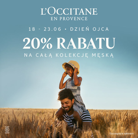 20% RABATU NA KOLEKCJĘ MĘSKĄ