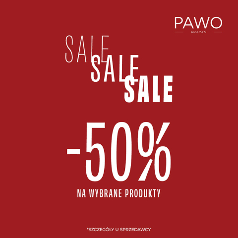 SALE -50% W PAWO!