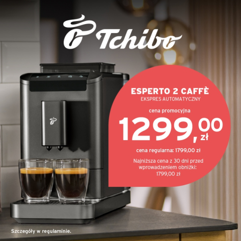 Ekspresy w super cenach w Tchibo!