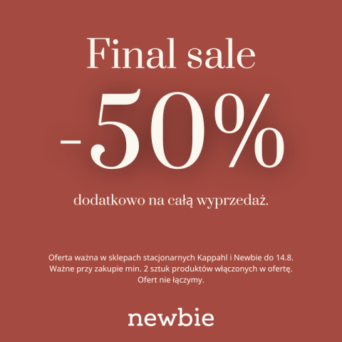 FINAL SALE W NEWBIE!