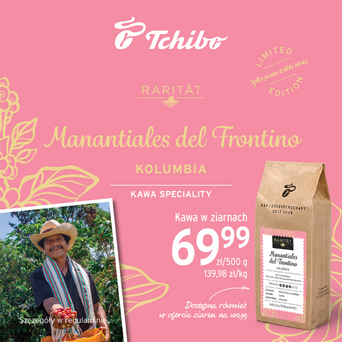 MANANTIALES DEL FRONTINO - KAWA RARITÄT PROSTO Z KOLUMBII