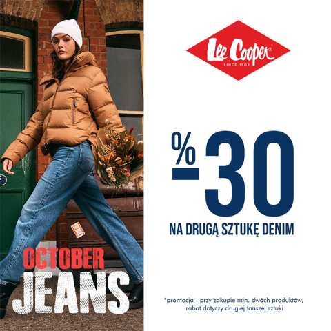 -30% na drugą sztukę odzieży denim