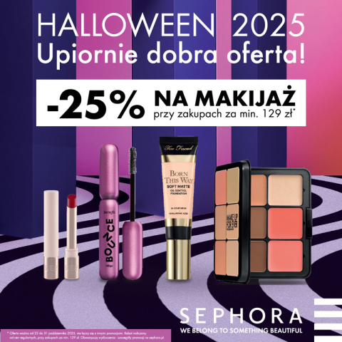 OFERTA HALLOWEEN - 25% NA MAKIJAŻ