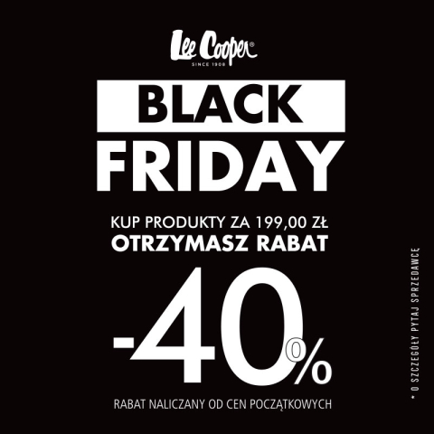 BLACK FRIDAY -40%