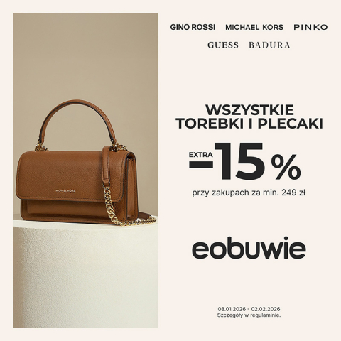 WSZYSTKIE TOREBKI I PLECAKI - 15%