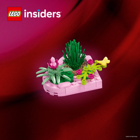 Build a LEGO® Blooming Heart and take it home with you!
