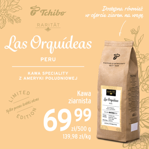 Las Orquideas - nowa limitowana kawa Rarität prosto z Peru