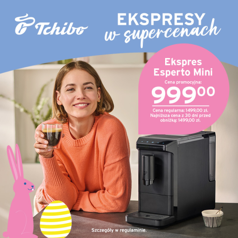 Ekspresy w super cenach w Tchibo!