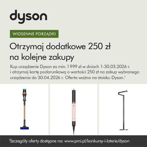 Otrzymaj dodatkowe 250zł na kolejne zakupy