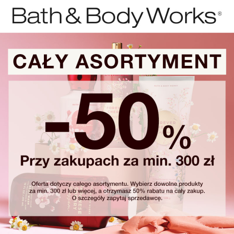 SUPER OFERTA CAŁY ASORTYMENT -50% PRZ ZAKUPIE ZA MIN. 300ZŁ