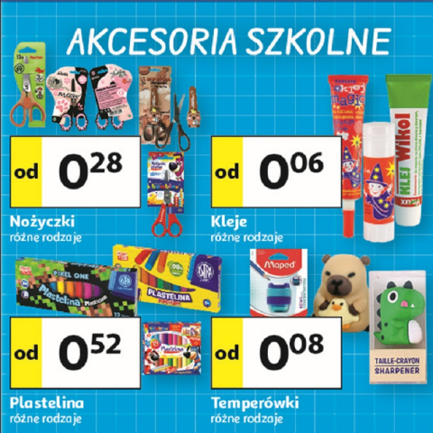 Akcesoria szkolne.