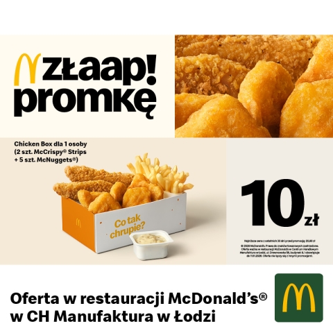 złaap! promkę!  Chicken Box dla 1 osoby za 10zł!