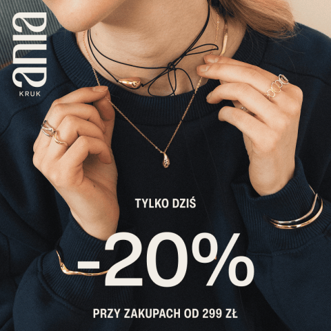ANIA KRUK: -20% OD 299 ZŁ!