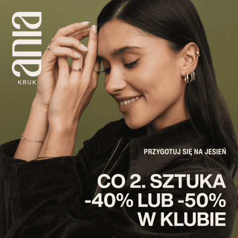 Co 2 sztuka -40% lub -50% w Klubie!