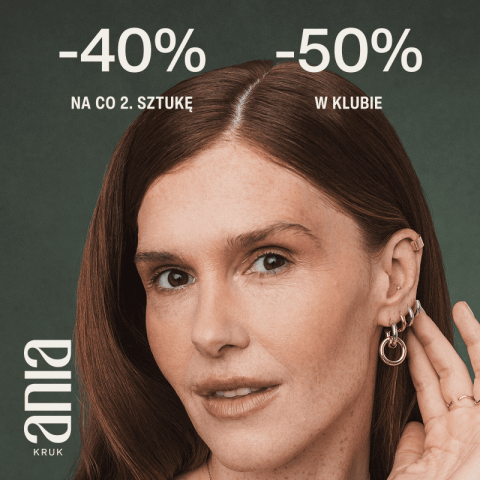 Co 2 sztuka -40% lub -50% w Klubie!